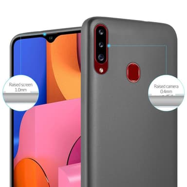Samsung Galaxy A20s Suojakuori Kotelo (harmaa)