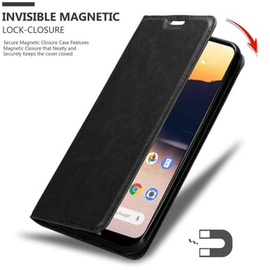 Nokia 2.3 Suojakuori Lompakkokotelo (Musta)