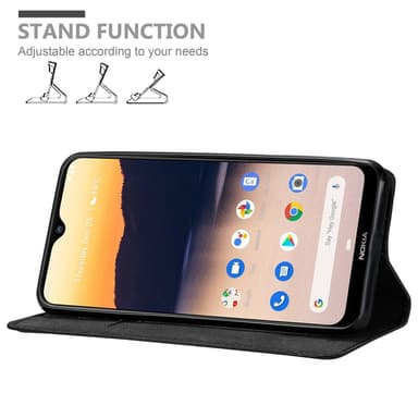 Nokia 2.3 Suojakuori Lompakkokotelo (Musta)