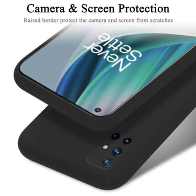 OnePlus Nord N10 5G Suojakuori Kotelo Case (Musta)