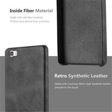 Huawei P8 LITE 2015 Suojakuori Case Kotelo (Musta)