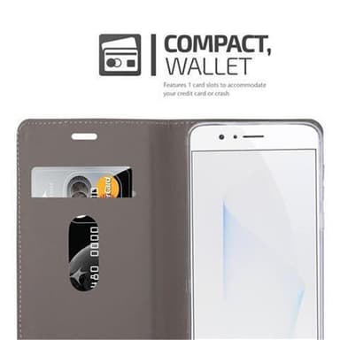 Honor 8 / 8 PREMIUM Suojakuori Lompakkokotelo (harmaa)