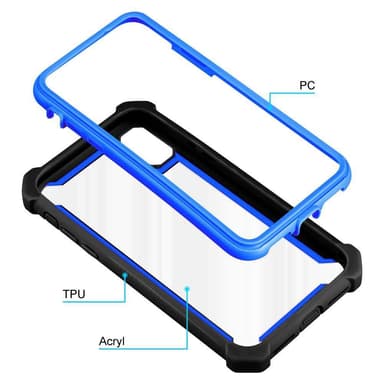 iPhone X / XS Suojakuori Kotelo (Musta)