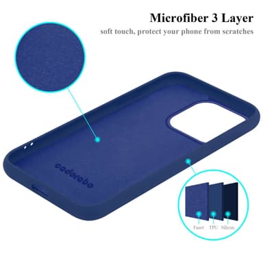 iPhone 15 PRO MAX Suojakuori Kotelo Case (Sininen)