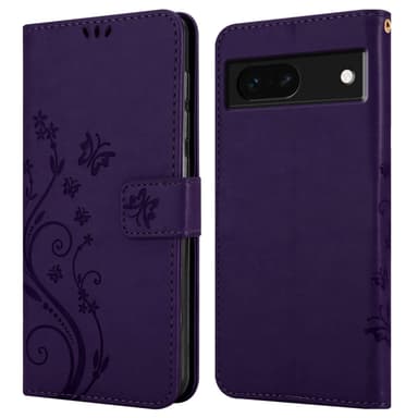 Google PIXEL 7 Suojakuori Lompakkokotelo (Violetti)