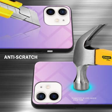 Suojakuori iPhone 12 MINI Kotelo (Musta)