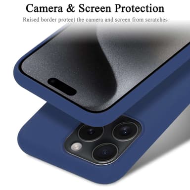 iPhone 15 PRO MAX Suojakuori Kotelo Case (Sininen)