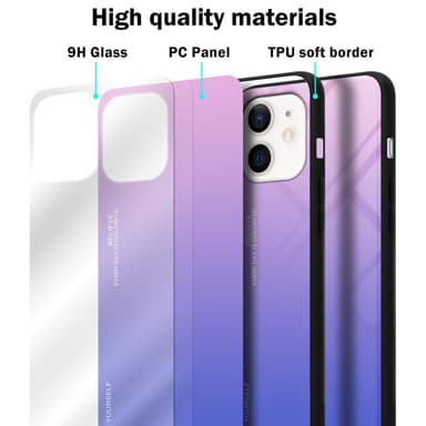 Suojakuori iPhone 12 MINI Kotelo (Musta)