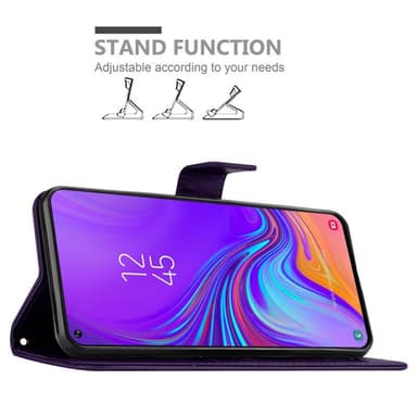 Samsung Galaxy A8s Suojakuori Lompakkokotelo (Violetti)