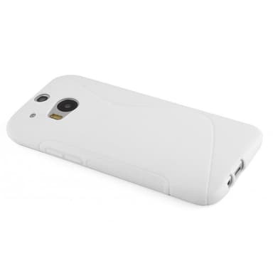 HTC ONE M8 Suojakuori Cover (Valkoinen)