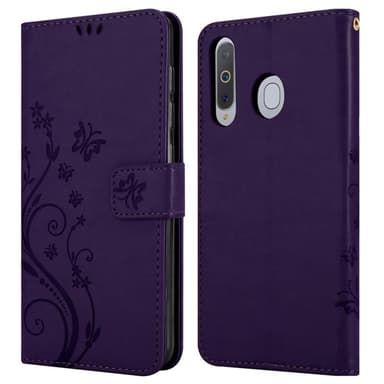 Samsung Galaxy A8s Suojakuori Lompakkokotelo (Violetti)