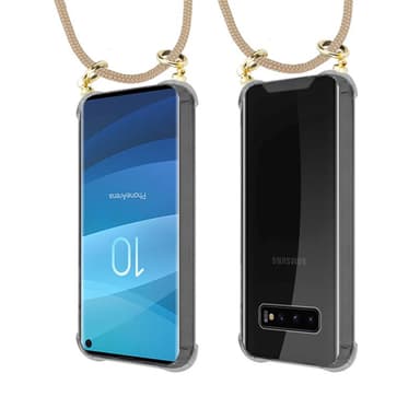 Samsung Galaxy S10 4G Suojakuori Kotelo (Ruskea)