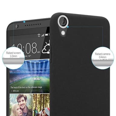 HTC Desire 820 Suojakuori Kotelo Case (Musta)
