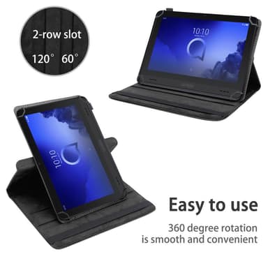 Alcatel Smart Tab (7 tuumaa) Suojakuori Kotelo (Musta)