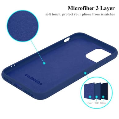 iPhone 11 PRO MAX Suojakuori Kotelo Case (Sininen)