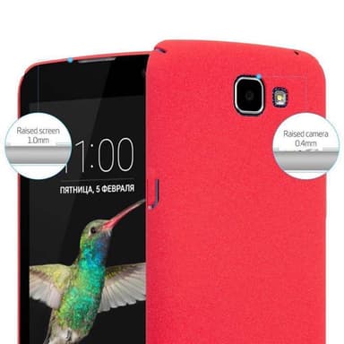 LG K4 2016 Suojakuori Kotelo Case (Punainen)