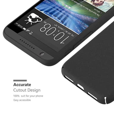 HTC Desire 820 Suojakuori Kotelo Case (Musta)