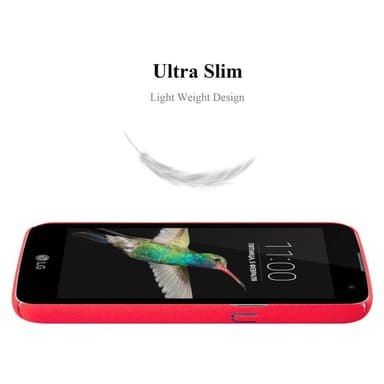 LG K4 2016 Suojakuori Kotelo Case (Punainen)