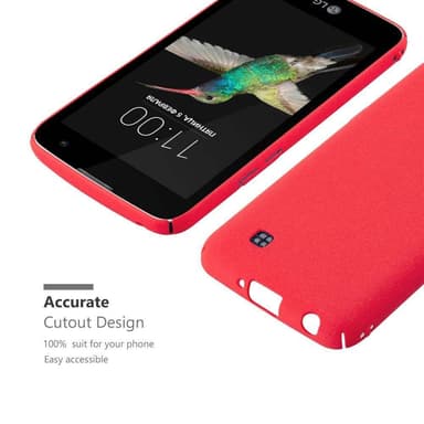 LG K4 2016 Suojakuori Kotelo Case (Punainen)