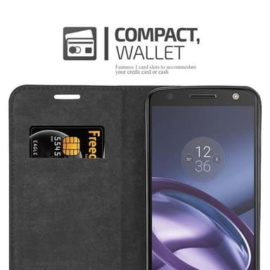 Motorola MOTO Z Suojakuori Lompakkokotelo (Ruskea)