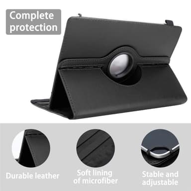 Alcatel Smart Tab (7 tuumaa) Suojakuori Kotelo (Musta)