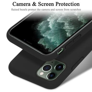 iPhone 11 PRO MAX Suojakuori Kotelo Case (Musta)
