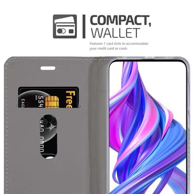 Honor 9X PRO Suojakuori Lompakkokotelo (Sininen)