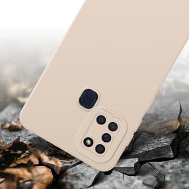 Samsung Galaxy A21s Suojakuori Kotelo (Vaaleanpunainen)
