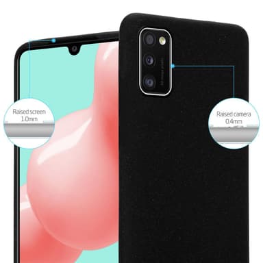 Suojakuori Samsung Galaxy A41 Kotelo (Musta)