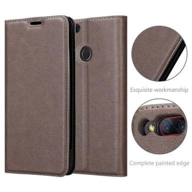 ZTE Nubia Z17 MINI Suojakuori Lompakkokotelo (Ruskea)