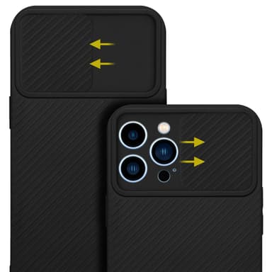 iPhone 13 PRO MAX Suojakuori Kotelo (Musta)
