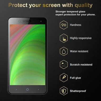 ZTE Blade L3 Näytönsuoja Karkaistu lasi Suojakalvo