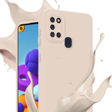 Samsung Galaxy A21s Suojakuori Kotelo (Vaaleanpunainen)