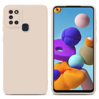 Samsung Galaxy A21s Suojakuori Kotelo (Vaaleanpunainen)