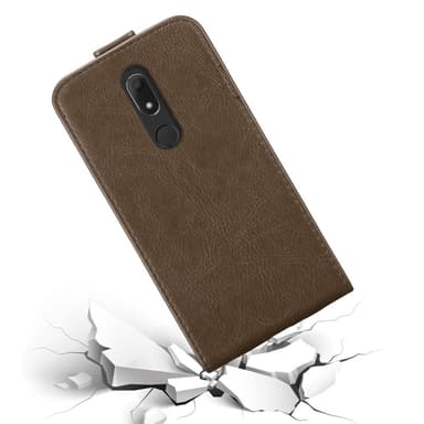 WIKO VIEW PRIME Suojakuori Lompakkokotelo (Ruskea)
