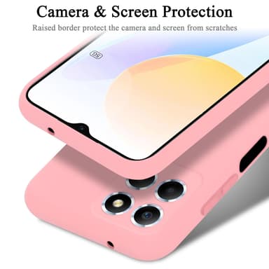 Honor X8 5G Suojakuori Kotelo (Vaaleanpunainen)