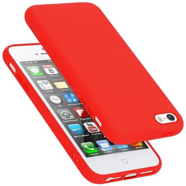 iPhone 5 / 5S / SE 2016 Suojakuori Kotelo (Punainen)