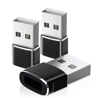 3x USB-sovittimen muunnin USB C:stä USB-sovittimeen
