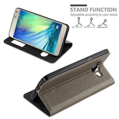 Lompakkokotelo Samsung Galaxy A5 2015 Case (Ruskea)
