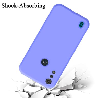 Motorola MOTO E6s 2020 Suojakuori Kotelo (Violetti)