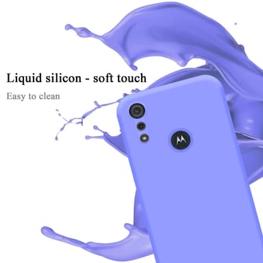 Motorola MOTO E6s 2020 Suojakuori Kotelo (Violetti)