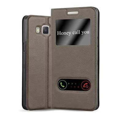 Lompakkokotelo Samsung Galaxy A5 2015 Case (Ruskea)