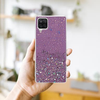 Samsung Galaxy A12 / M12 Suojakuori Kotelo (Violetti)