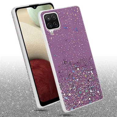 Samsung Galaxy A12 / M12 Suojakuori Kotelo (Violetti)