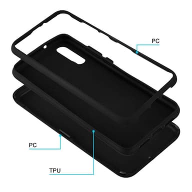 Huawei P20 Suojakuori Kotelo (Musta)