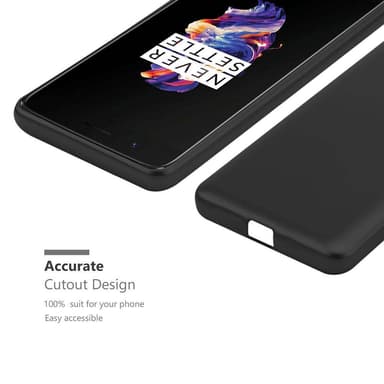 OnePlus 5 Suojakuori Kotelo (Musta)