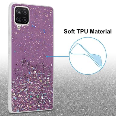Samsung Galaxy A12 / M12 Suojakuori Kotelo (Violetti)