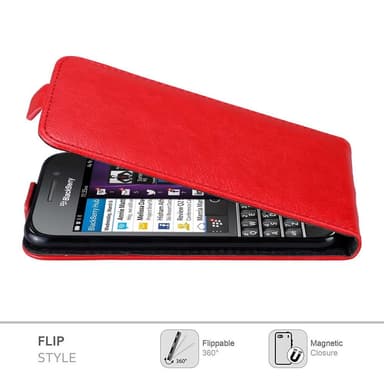 Blackberry Q10 Suojakuori Lompakkokotelo (Punainen)