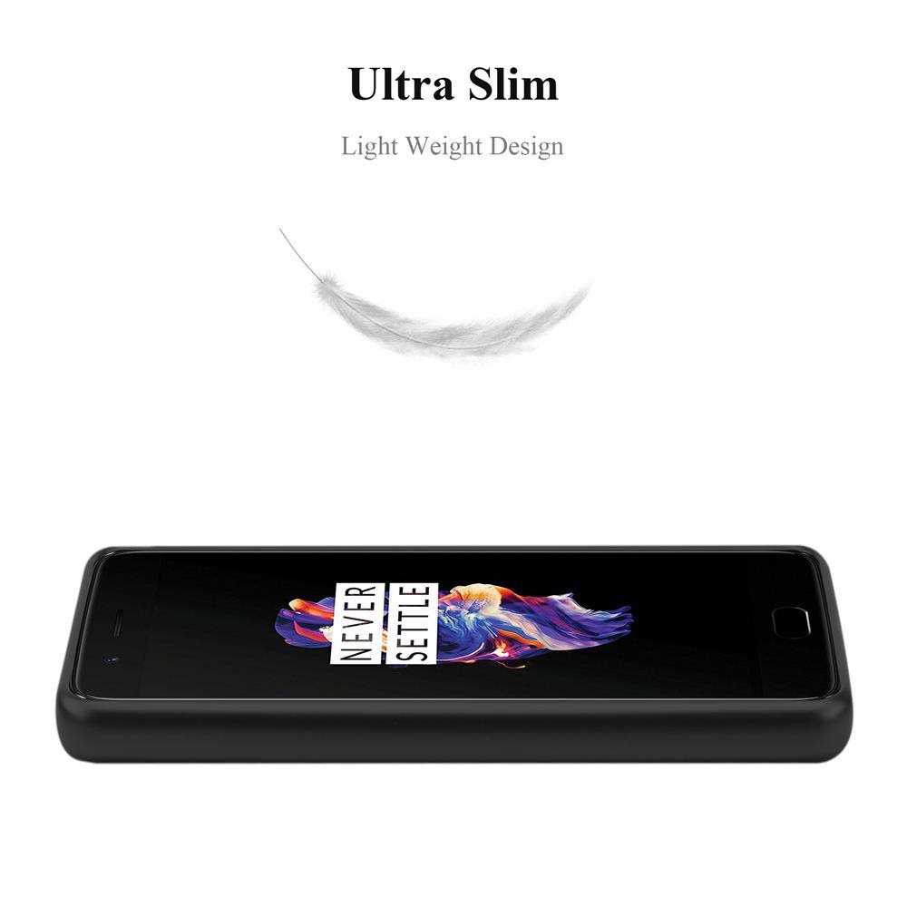 OnePlus 5 Suojakuori Kotelo (Musta)