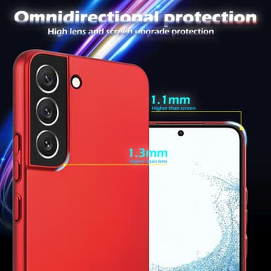 Samsung Galaxy S22 Suojakuori Kotelo Cover (Punainen)